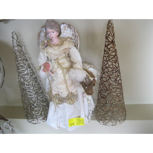 DECORATIVE ANGEL TREE TOPPER