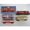 Image 1 : HO TRAIN ENGINE & 4 HO TRAIN CARS