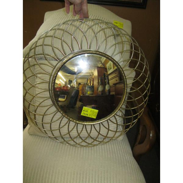 MCM ROUND MIRROR