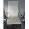 Image 1 : HIGHBACK WHITE & CHROME OFFICE CHAIR