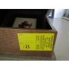 Image 5 : BOOK BOX W/MISC. STAMP, NEEDLEPOINT & FLASK BOTTLE