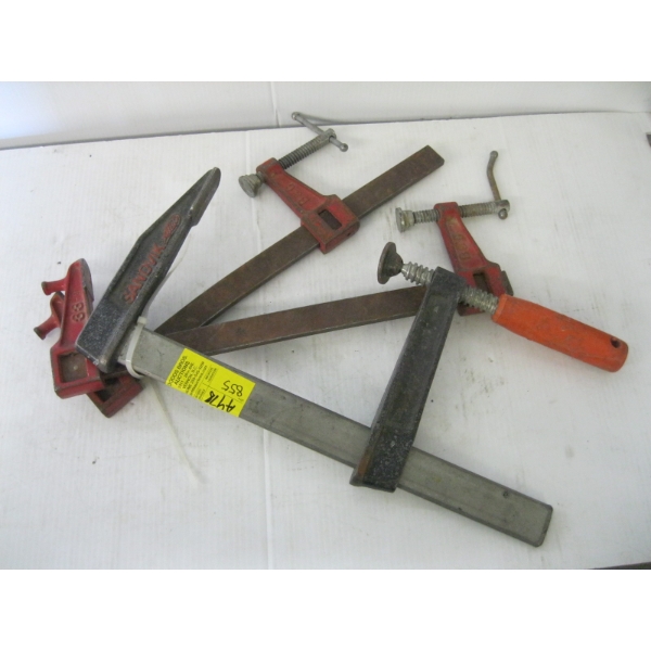 3 SLIDING CLAMPS