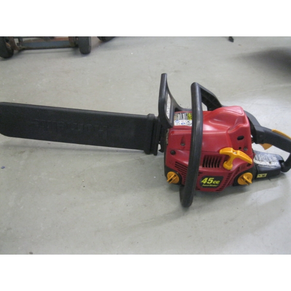 HOMELITE GAS CHAINSAW W/CASE