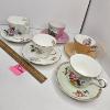 Image 9 : 2 PARAGON TEACUP SETS, R0YAL ALBERT, ROYAL CAMERUNIAN & 11 TEACUP/SAUCER SETS