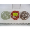 Image 2 : 3 DECORATIVE GLASS PIECES