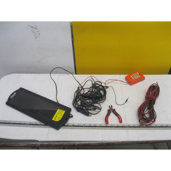 SM. SOLAR PANEL, ROPE, ETC.