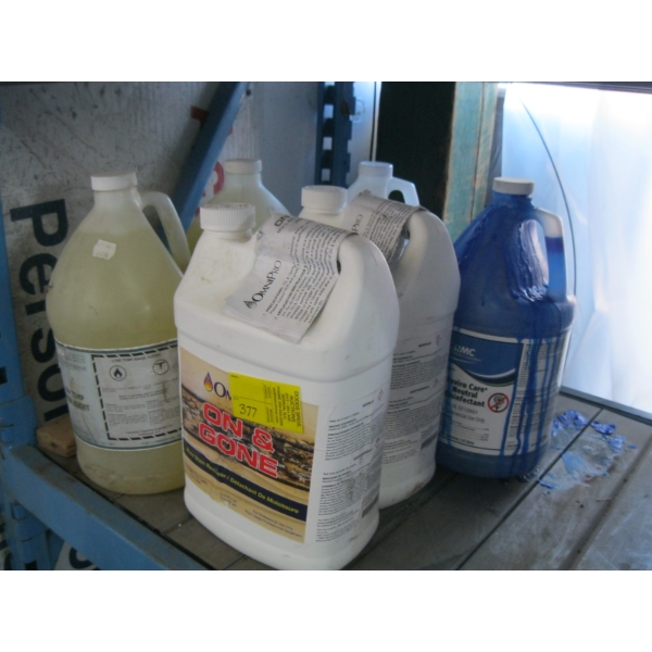 MISC. LOW TEMP RINSE AGENT, MOLD STAIN REMOVER, ETC.