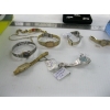 Image 2 : BOX OF MISC. PINS, COSTUME JEWELLERY, ETC.