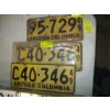 Image 1 : 1949 BC LICENSE PLATES - 1 PR & A SINGLE