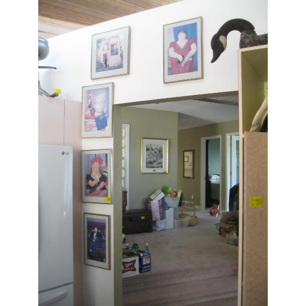5 FRAMED PRINTS