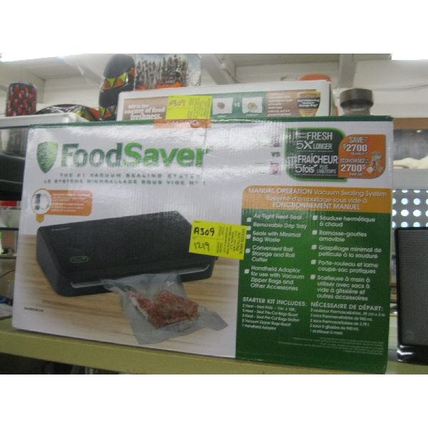 FOODSAVER W/EXTRA BAGS