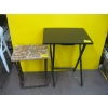 Image 2 : 2 SM. WOODEN TOP TABLES
