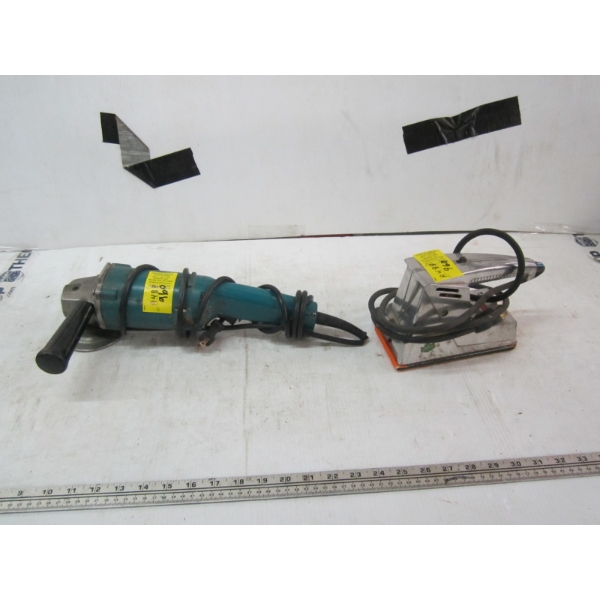 MAKITA ANGLE GRINDER & POWER MOUSE SANDER