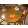 Image 3 : VILAS MAPLE DINING TABLE W/8 CHAIRS - 6 MATCH & 2 DIFFERENT, & 2 LEAVES