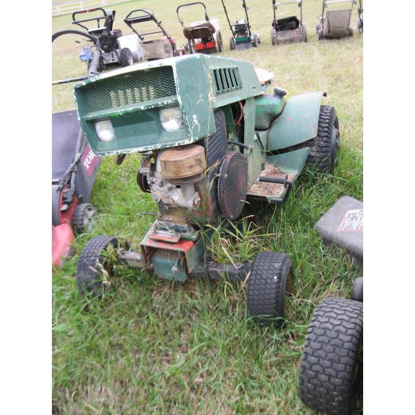 "AS IS" GREEN RIDING TRACTOR - NO SEAT, ROUGH CONDITION