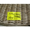 Image 4 : ROUND RATTAN TABLE & 4 GREEN PLASTIC CHAIRS