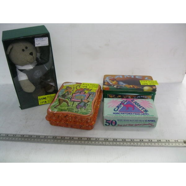 ASST. VINTAGE TOYS, MATCHBOOKS, ETC.