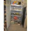 Image 1 : METAL & WOOD SHELF UNIT - APPROX. 6' H & 3' W