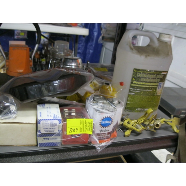 MISC. SPRINKLER HEADS, ELECTRIC FENCING CONNECTORS, ETC.