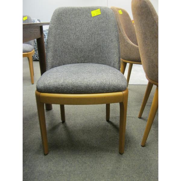 GREYISH UPHOLSTERED CHAIR