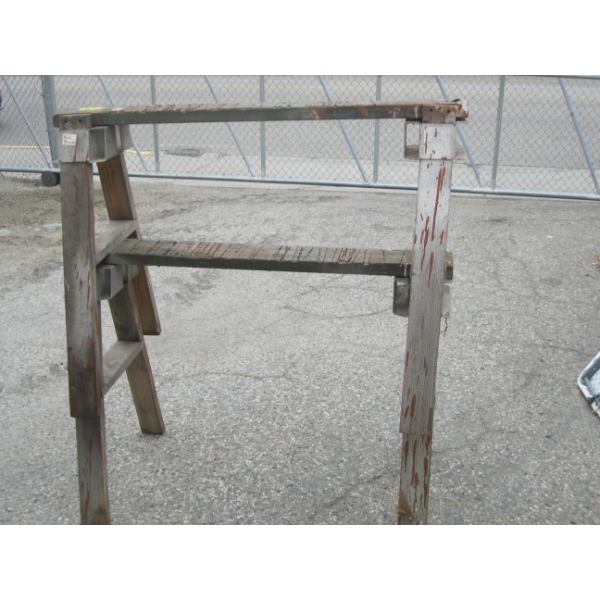 PAIR OF SAWHORSES