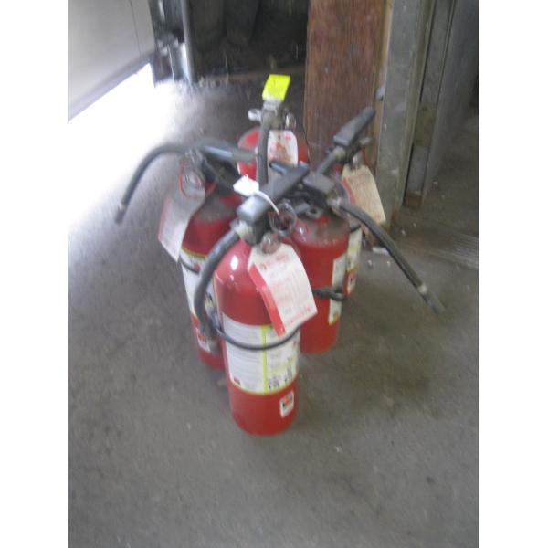FIRE EXTINGUISHERS - ALL NEED RECHARGING