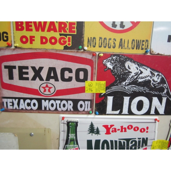 TEXACO & LION SIGN