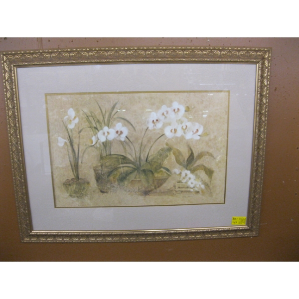 FRAMED FLORAL PICTURE