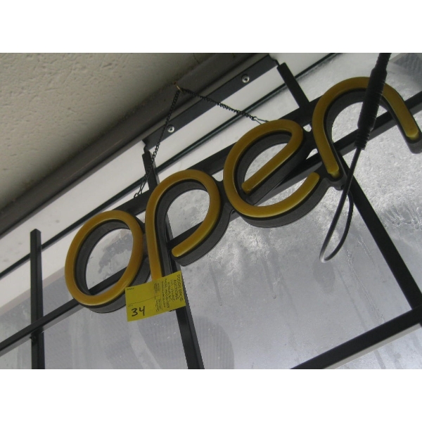 OPEN SIGN & ROPE LIGHTS