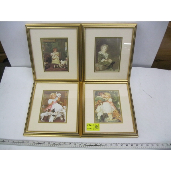 SET OF 4 FRAMED PICTURES