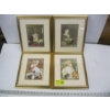 Image 1 : SET OF 4 FRAMED PICTURES