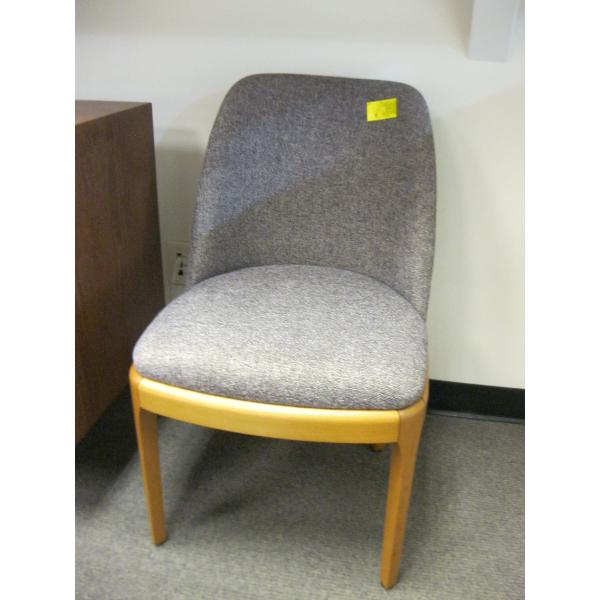 GREYISH UPHOLSTERED CHAIR
