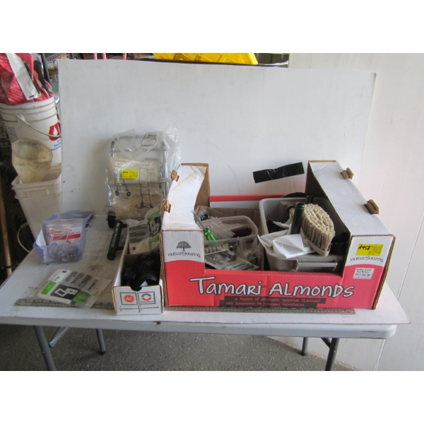 MISC. HARDWARE, LUGGAGE CART, ETC.