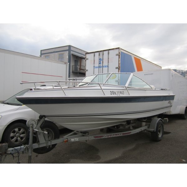 "AS IS" MALIBU 175 BOAT (VIN: Z1T17547D090) ON EASY LOAD TRAILER - VIN #1ZE1SMT1XKA021278