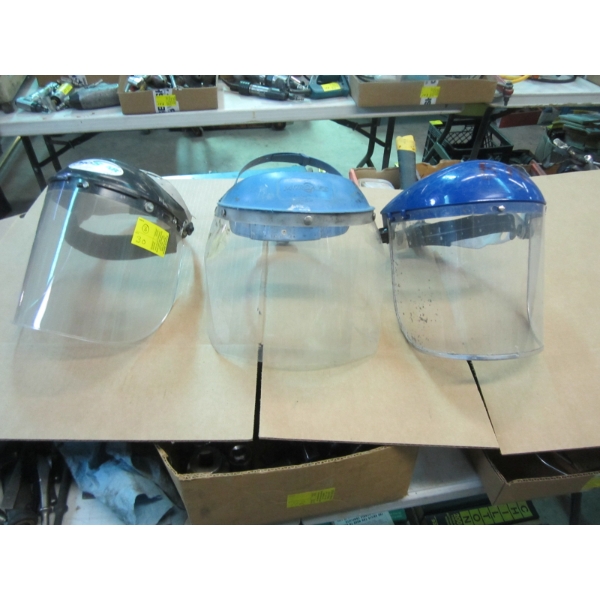 3 FACE SHIELDS