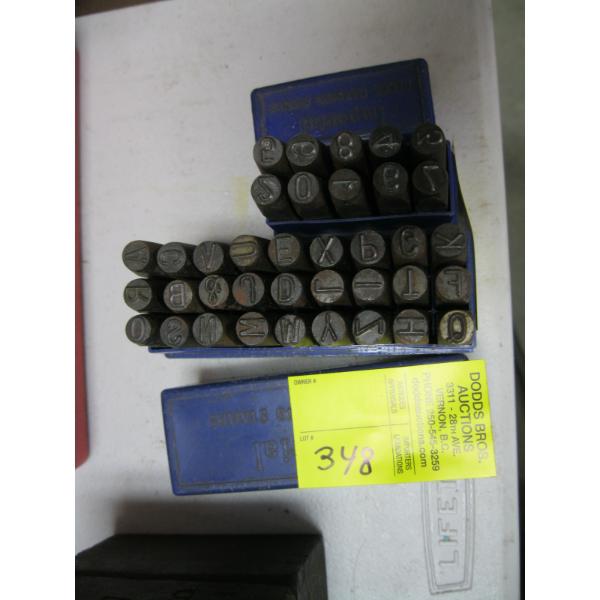 SET OF LETTER & NUMBER PUNCHES