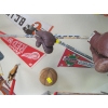 Image 3 : VINTAGE SPORTS EQUIPMENT - SKATES, STICKS, BASKETBALL GLOVES, ETC.