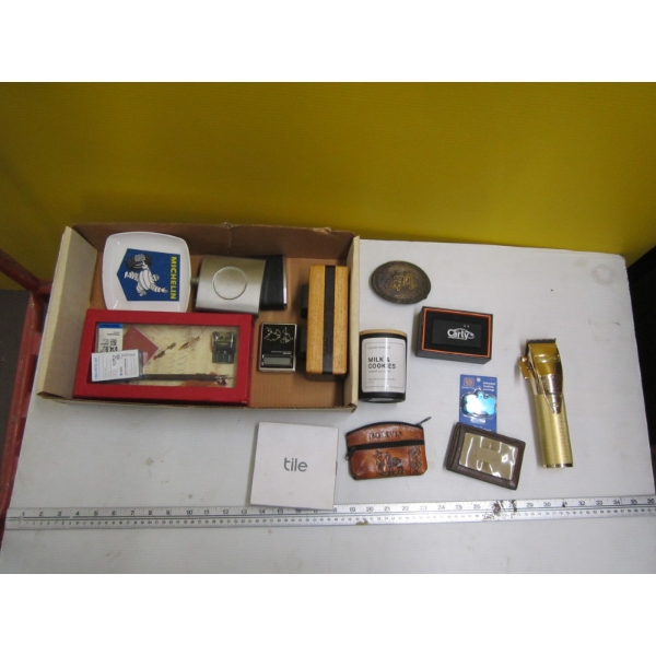 MISC. FLASKS, CANDLE, ETC.