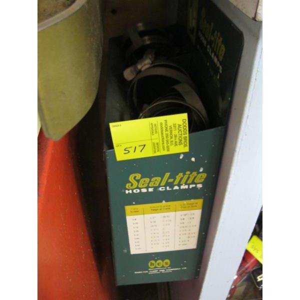 HOSE CLAMP DISPLAY W/HOSE CLAMPS