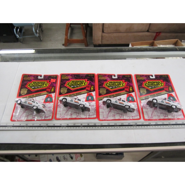 4 RCMP DIECAST CARS