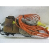 Image 1 : 2 LEATHER POUCHES, TROUBLE LIGHT, ETC.