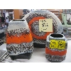 Image 1 : 3 PIECES OF WEST GERMAN "POLAR" VASES