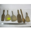 Image 1 : WOODEN SPATULAS, SPOONS, ETC.