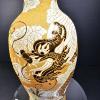 Image 2 : 1950s TO 1960s SOUTH VIETNAM 18.5" DRAGON VASE, STAMPED & SIGNED