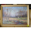 Image 1 : LG. ORIGINAL OIL PAINTING SIGNED BY W. BARTHEL - SOME DAMAGE