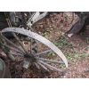 Image 3 : VARIOUS VINTAGE YARD ART FARM IMPLEMENTS - JOHN DEERE SILKY PLOW, ETC.
