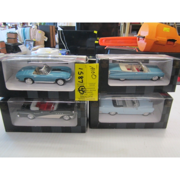 4 DIECAST CARS