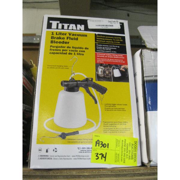 TITAN 1L VACUUM BRAKE BLEEDER