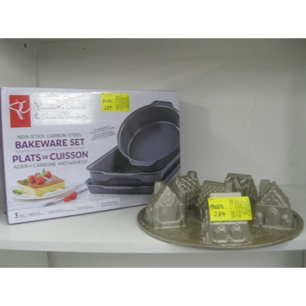 PRESIDENT'S CHOICE BAKEWARE SET & A BAKING MOLD