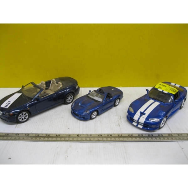 3 DIECAST CARS